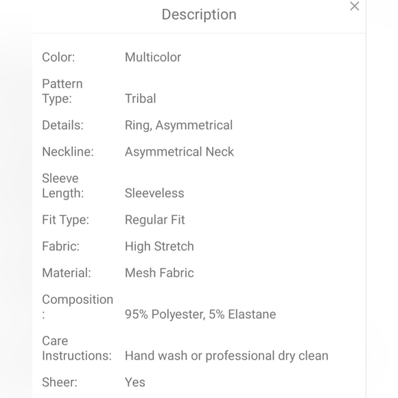 One Shoulder Swimsuit Cover-Up - Picture 6 of 6